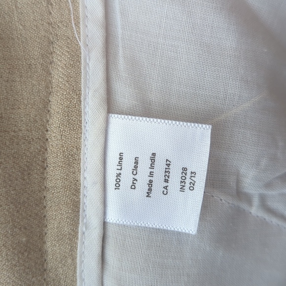 Talbot's: NWT Classic Linen Trousers - Picture 8 of 9